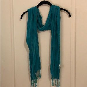 Teal scarf